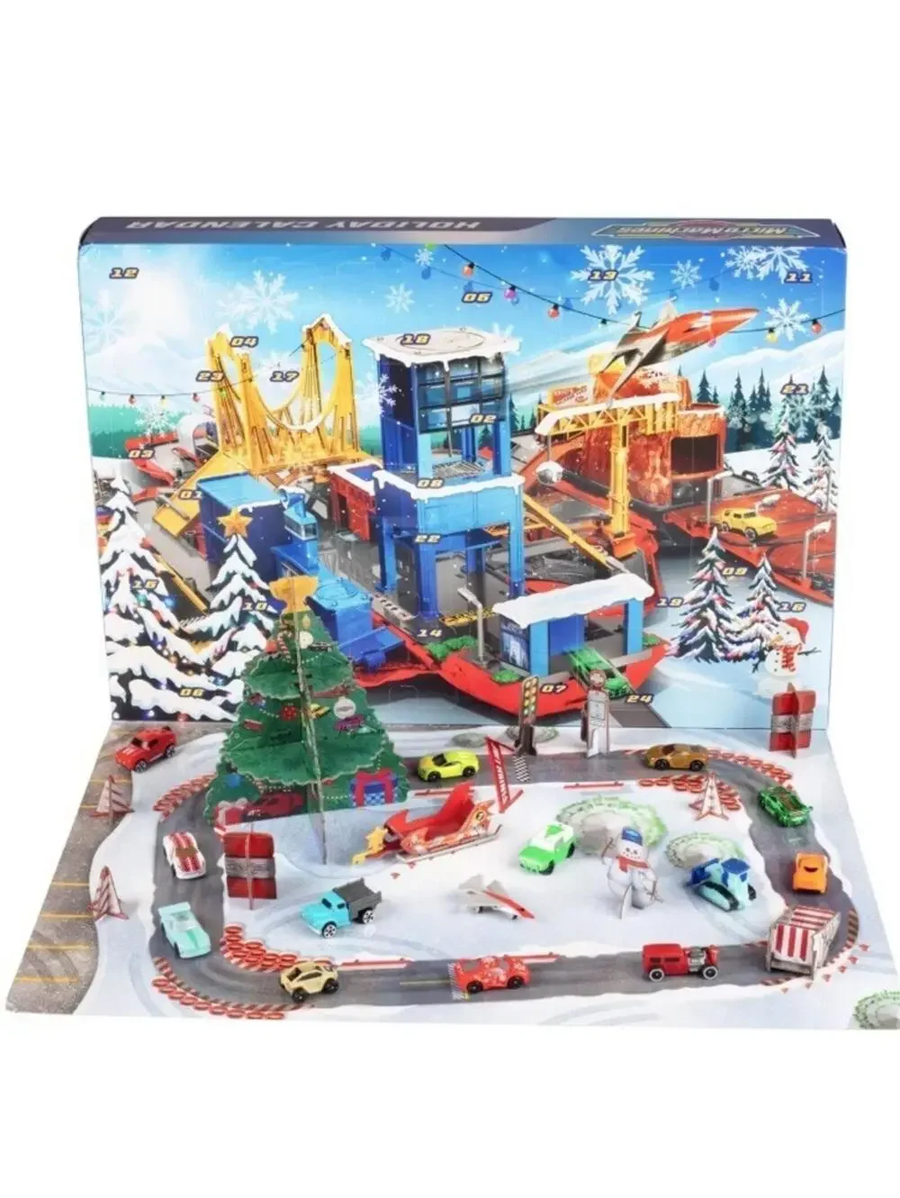 Micro Machines Advent Calendar 24-Day Set Micro Cars & Trucks Holiday Toys